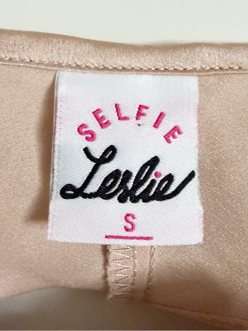 Selfie Leslie Gold Satin Style Romper Shorts Off Shoulder Size Small - Picture 9 of 14